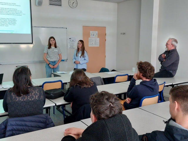Le projet collectif des 1ères CGEA scolaire présenté à l’Institut Agro Dijon