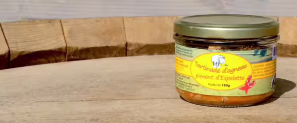 Tartinade d'agneau piment d'espelette (180g)
